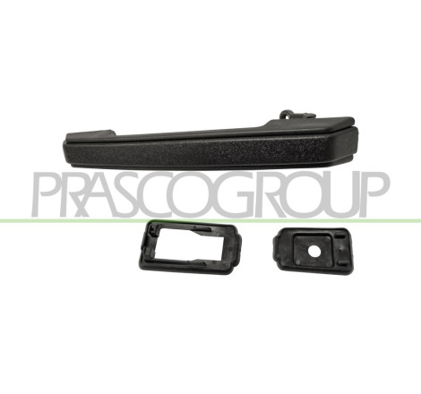 Poignée extérieure noir de porte avant côté passager