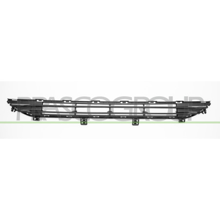 Grille centrale noire de pare-chocs avant