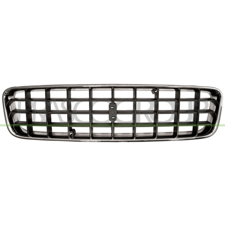 Grille de calandre noir avec moulure chrome
