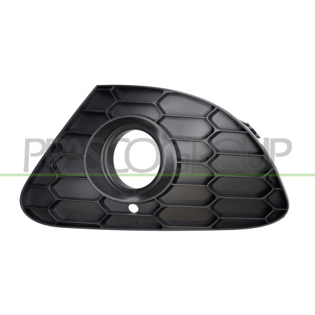 Grille côté chauffeur de Pare-Chocs-Avant-Noire-avec Sieges Antibrouillards