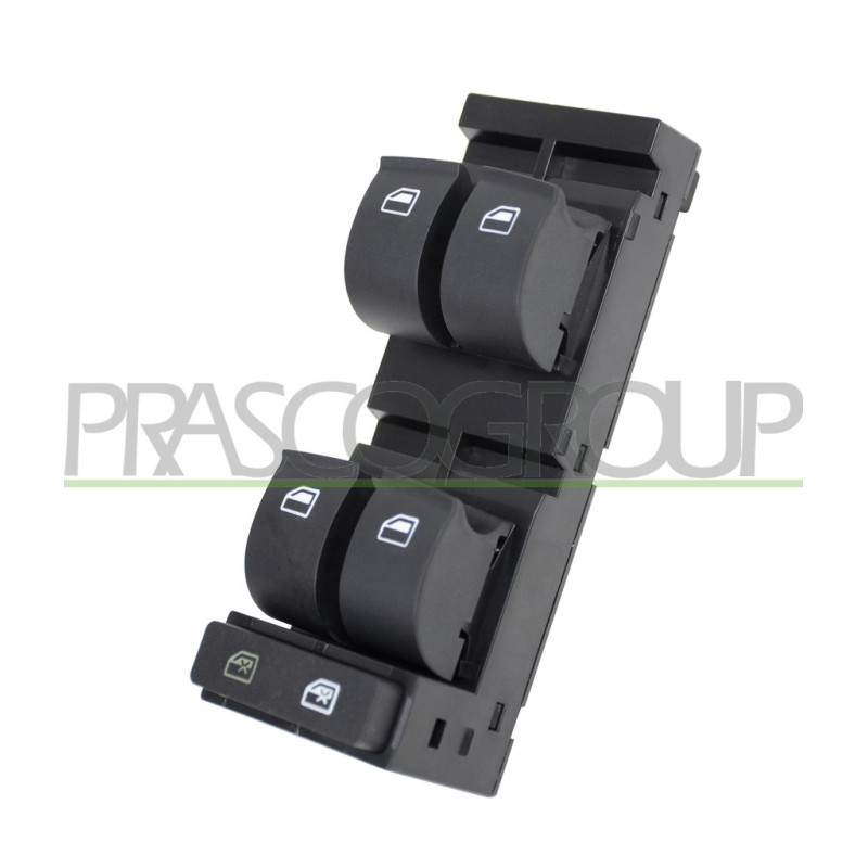 PANNEAU A BOUTON-POUSSOIR NOIR-4 INTERRUPTEURS-LEVE VITRE-PORTE AVANT GAUCHE-16