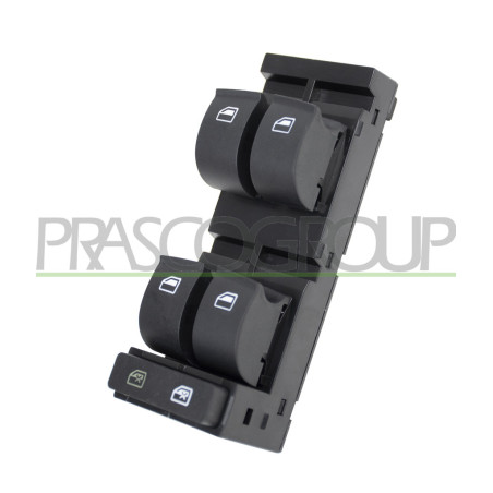 PANNEAU A BOUTON-POUSSOIR NOIR-4 INTERRUPTEURS-LEVE VITRE-PORTE AVANT GAUCHE-16