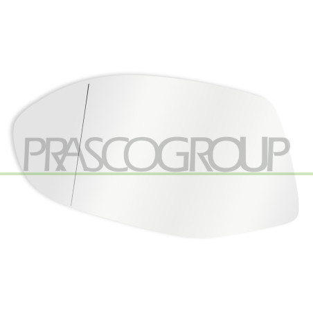 Verre De Retroviseur Gauche Aspherique-Chauffant-Chrome'