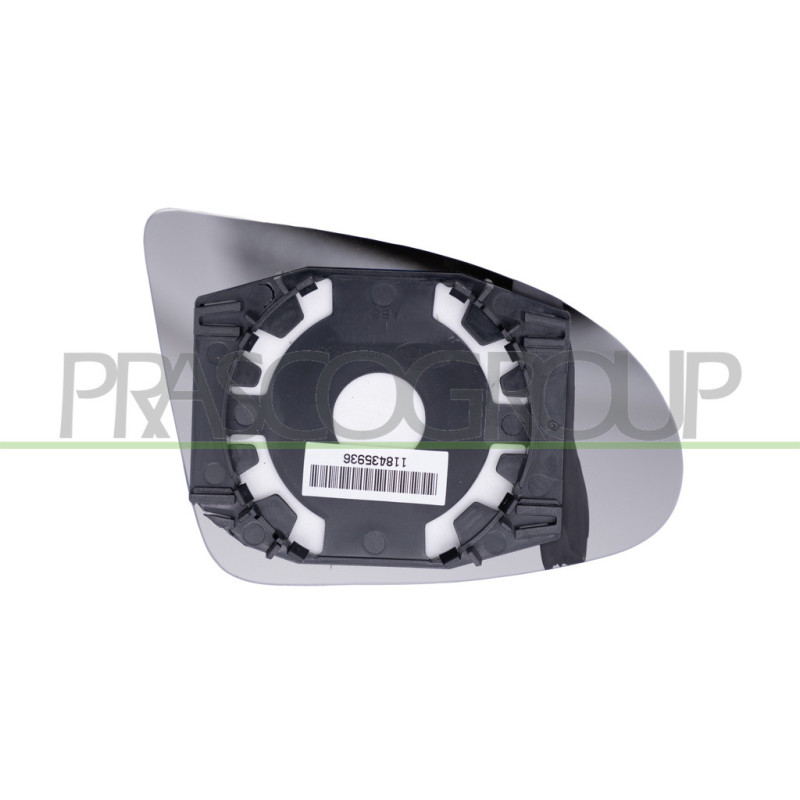 Verre De Retroviseur Gauche Aspherique-Chrome'