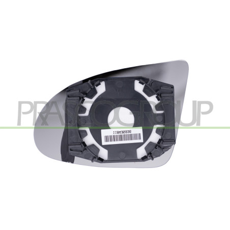 Verre De Retroviseur Droit-Convex-Chrome'