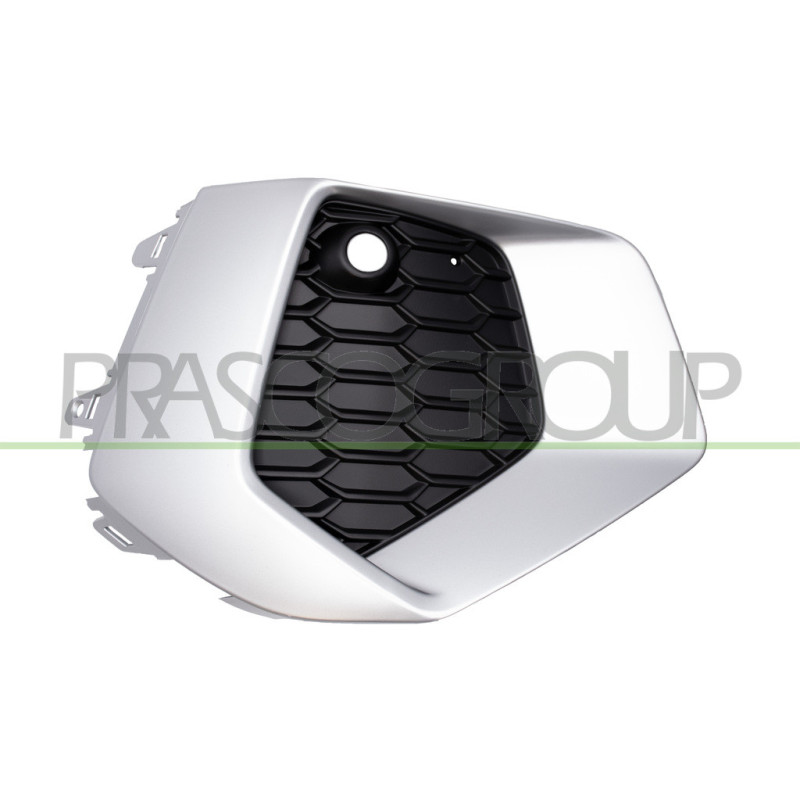 Grille côté passager Noire de Pare-Chocs avec Cadre Argent