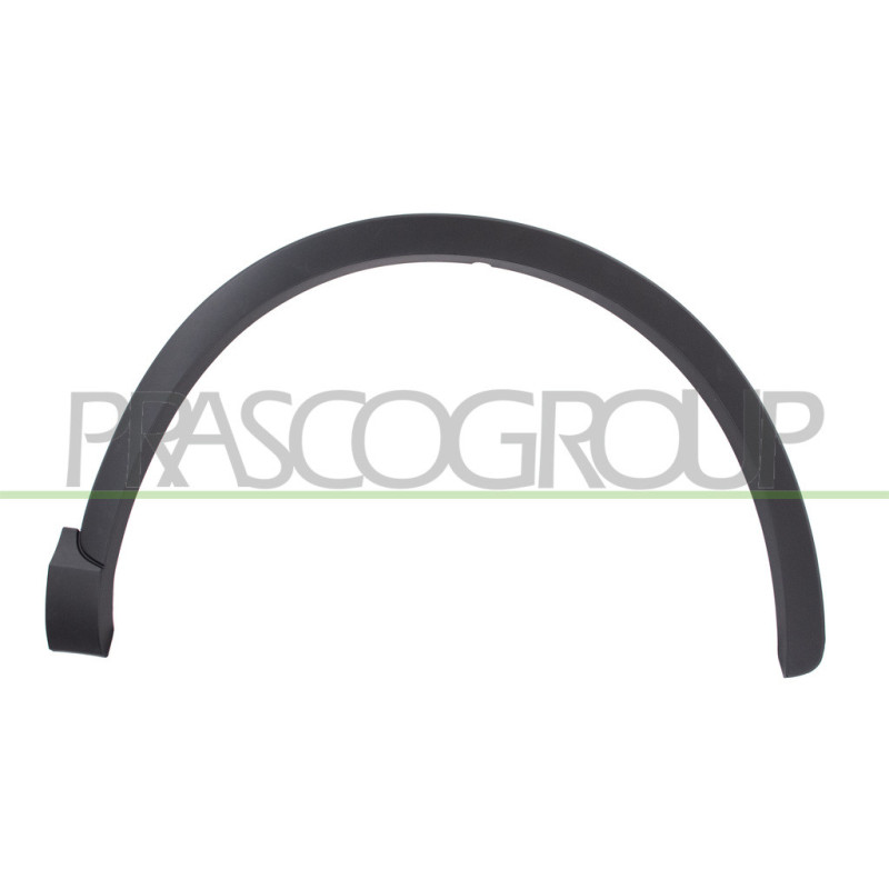 Extension d'Aile avant côté passager-Noire Structure'-avec Clips-avec Biadhesif