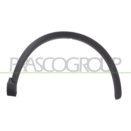 Extension d'Aile avant côté passager-Noire Structure'-avec Clips-avec Biadhesif