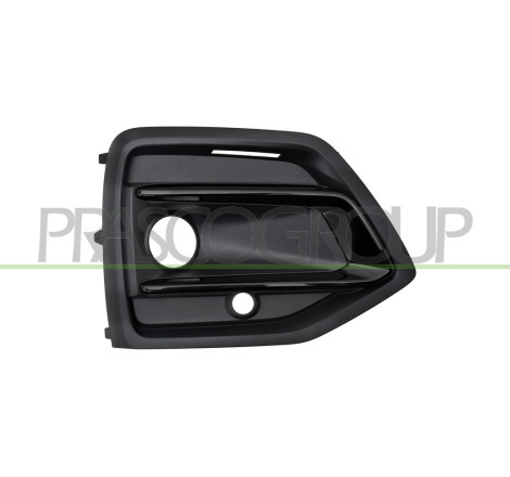 Grille côté passager de Pare-Chocs-Avant-Noire-Structure'-avec Cadre Noir