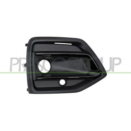 Grille côté passager de Pare-Chocs-Avant-Noire-Structure'-avec Cadre Noir