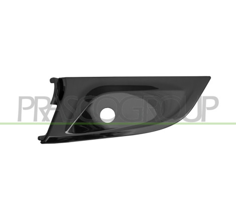 Moulure Inferieur Gauche De Grille De Pare-Chocs Avant-Noire Brillant-Avec Trou