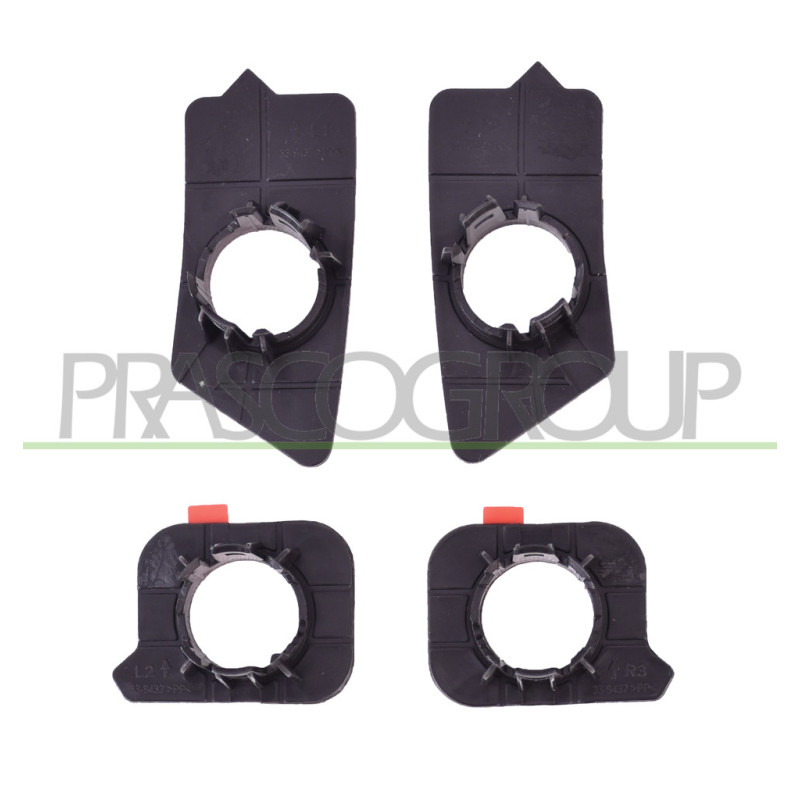 Jeu de Support Capteur-Pare-Chocs avant (4Pcs)