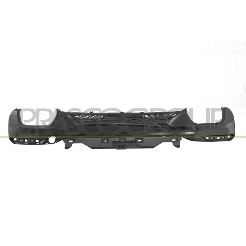 Spoiler de Pare-Chocs arrière Noire Brillant-avec Cache Crochet Mod. 550 M Perfo