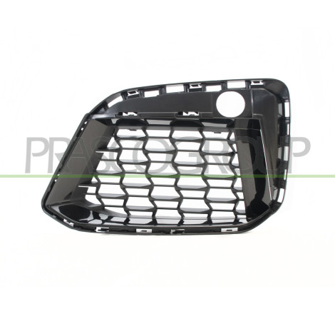 Grille côté chauffeur de Pare-Chocs Avant-Noire-Brillante-Complete