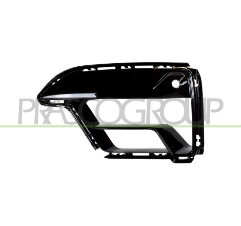 Grille côté chauffeur de Pare-Chocs-Avant-Noire-Brillant