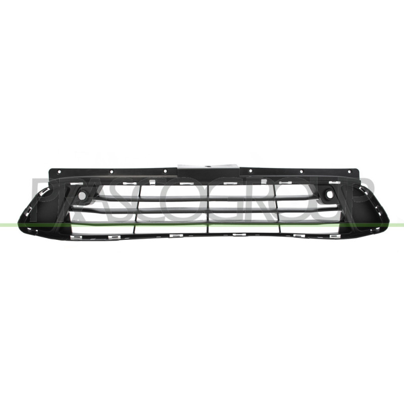 Grille Central De Pare-Chocs Avant Partiellement Fermee-Avec Trous Radar+Support