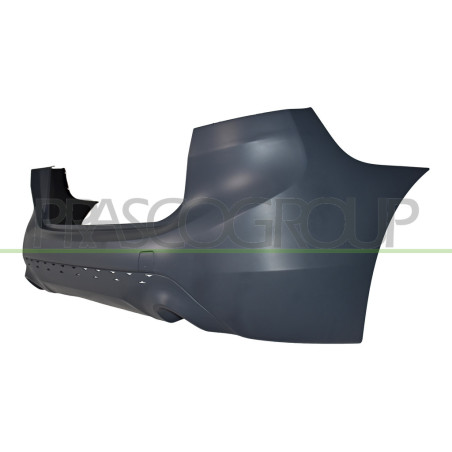 Pare-Chocs Arriere A Peindre-Avec Cache Crochet-Avec Trous Radar+Supports Capteu