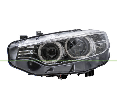 Phare Gauche Xenon D1S+Py24 Electrique-Avec Moteur-Noir-Led