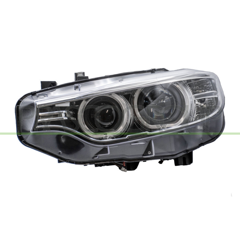 Phare Gauche Xenon D1S+Py24 Electrique-Avec Moteur-Noir-Led