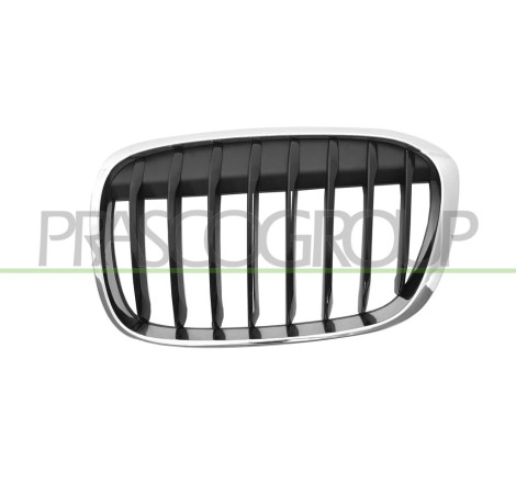 Grille Calandre côté chauffeur Chromee-Chromee/Noire