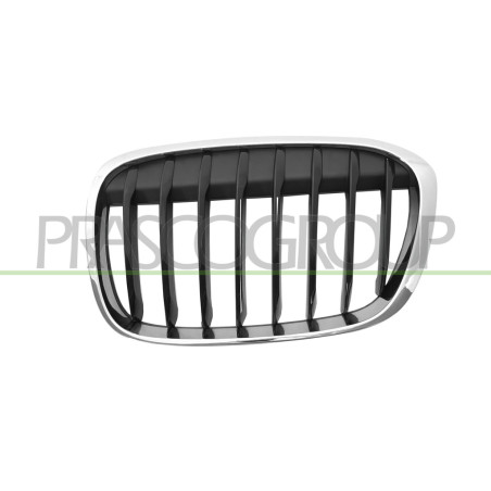Grille Calandre côté chauffeur Chromee-Chromee/Noire