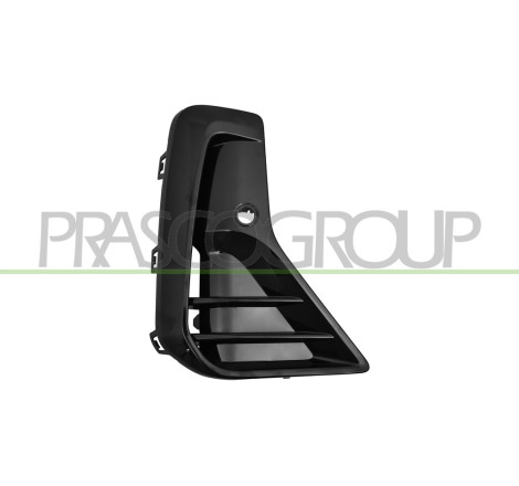 Grille Droite De Pare-Chocs-Avant-Noire-Brillante-Avec Trou Capteur+Supports