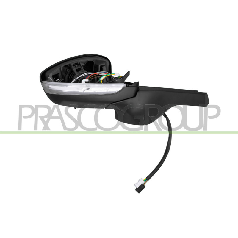 Rétroviseur électrique rabattable à peindre côté passager