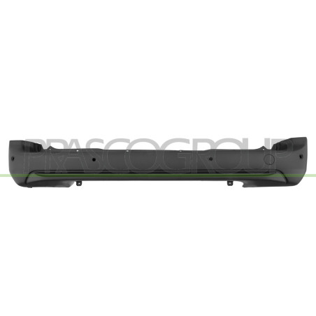 Pare-Chocs Arriere Noir Structure' Avec Trous Radar+Supports Capteurs