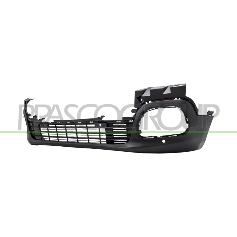 Pare-Chocs Avant Inferieur Noir Structure'-Avec Trous Radar+Supports Capteurs