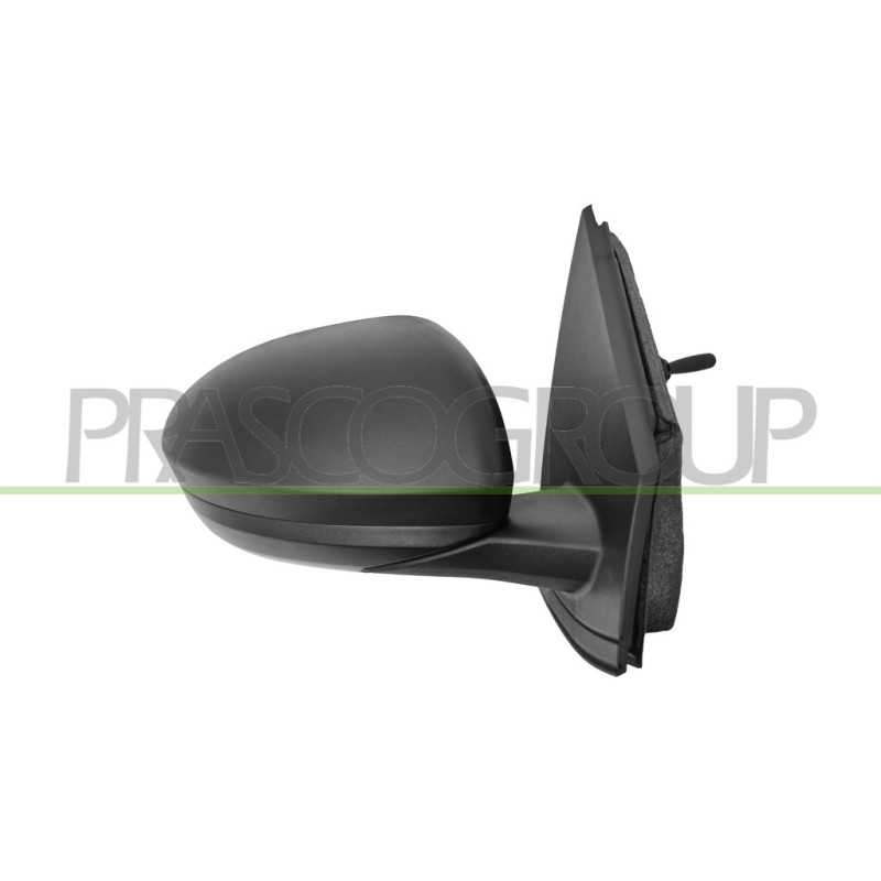 Retroviseur Droit-A Cable-Noir-Convexe