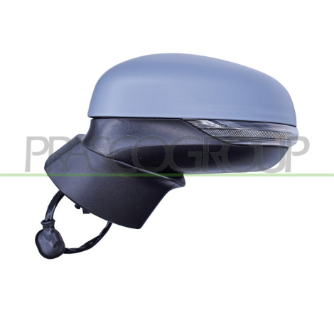 Retroviseur Gauche-Electrique-Avec Appret-Chauffant-Avec Feu-Convexe-6 Broches