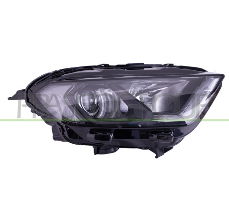 Phare Droit H1+H18 Electrique Avec Moteur-Avec Feu De Jour-Noir-Led