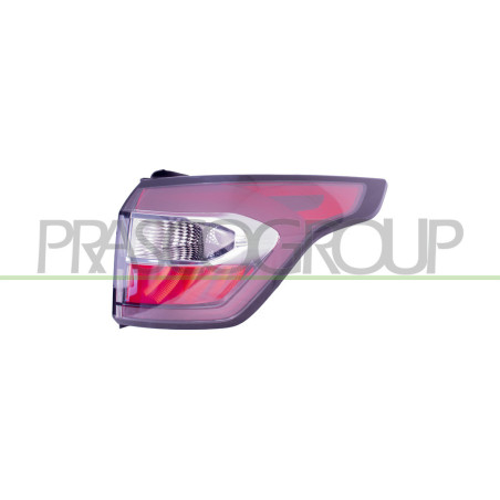 Feu d'Aile arrière côté passager-avec Porte Lampe-Led-Noir