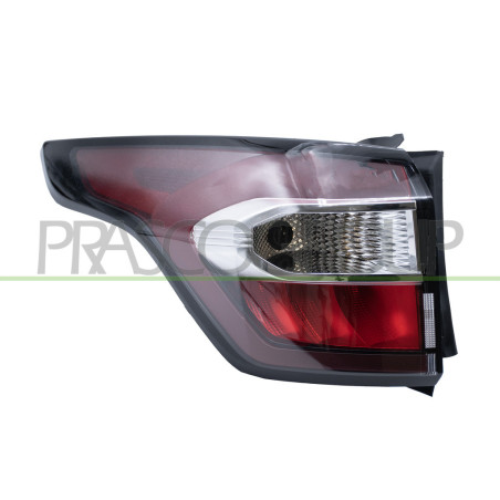 Feu d'Aile arrière côté chauffeur avec Porte Lampe-Led-Noir