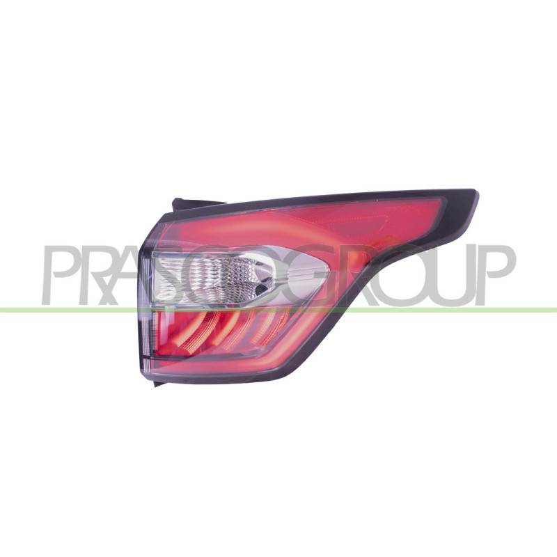 Feu d'Aile arrière côté passager-avec Porte Lampe-Led-Chromé