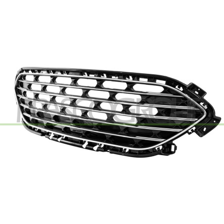 Grille Calandre Noire Brillant avec Moulure Chromee'-avec Cadre Chromee'