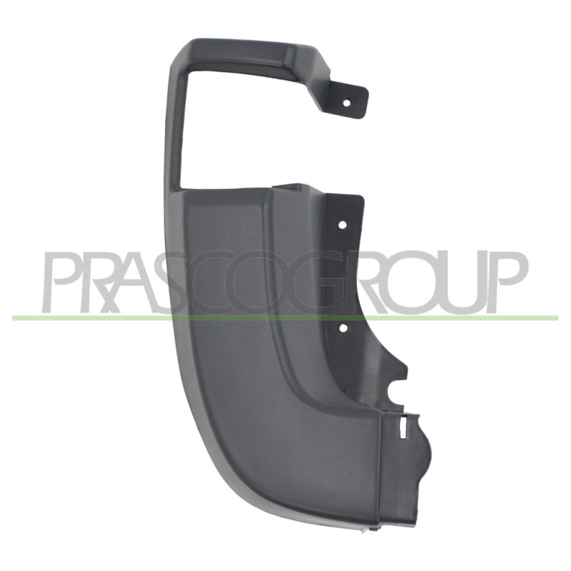 Embout côté chauffeur de Pare-Chocs Arriere-Noir-Structure'