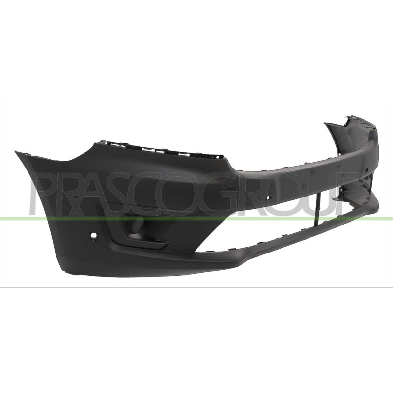 Pare-Chocs Avant Noir Structure'-Avec Cache Crochet-Avec Trous Radar+Supports Ca