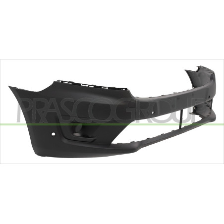 Pare-Chocs Avant Noir Structure'-Avec Cache Crochet-Avec Trous Radar+Supports Ca