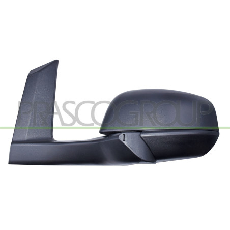 Retroviseur Gauche Manuel-Noir-Aspherique-Chromee