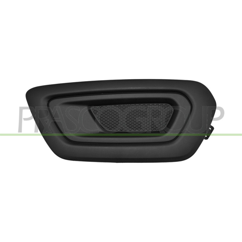 Grille De Pare-Chocs Gauche-Noire Structuré