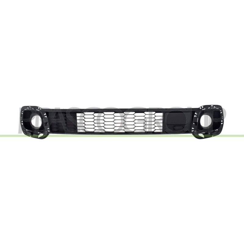 Grille Centrale de Pare-Chocs-Avant-Inferieure-Noire-Structuree-Pour Regulateur