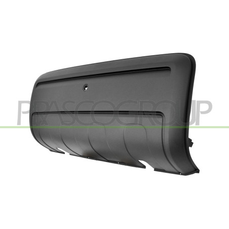 Moulure de Pare-Chocs Avant-Centrale-Noire-Structuree-avec Trous Radar