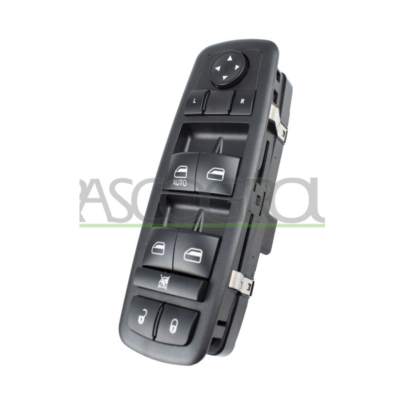 PANNEAU A BOUTON-POUSSOIR NOIR-4 INTERRUPTEURS-LEVE VITRE-PORTE AVANT GAUCHE-21