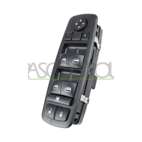 PANNEAU A BOUTON-POUSSOIR NOIR-4 INTERRUPTEURS-LEVE VITRE-PORTE AVANT GAUCHE-21