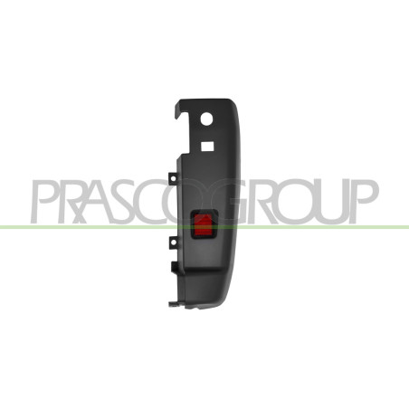 Embout Droit De Pare-Chocs Arriere-Gris-Clair-Structuré-Complet De Catadioptre M