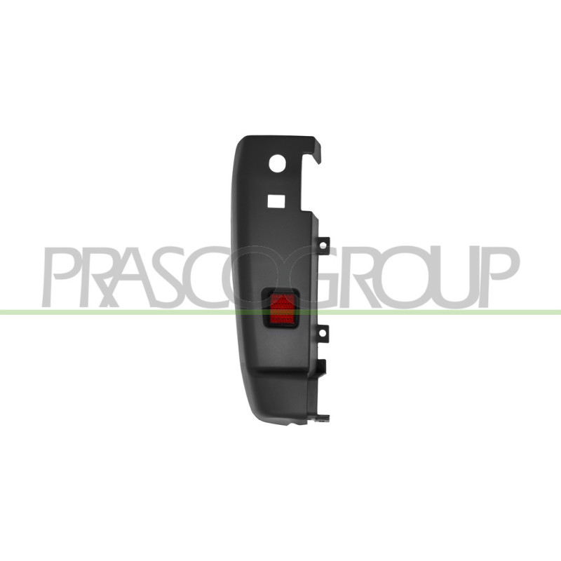 Embout Gauche De Pare-Chocs Arriere-Gris-Clair-Structuré-Complet De Catadioptre