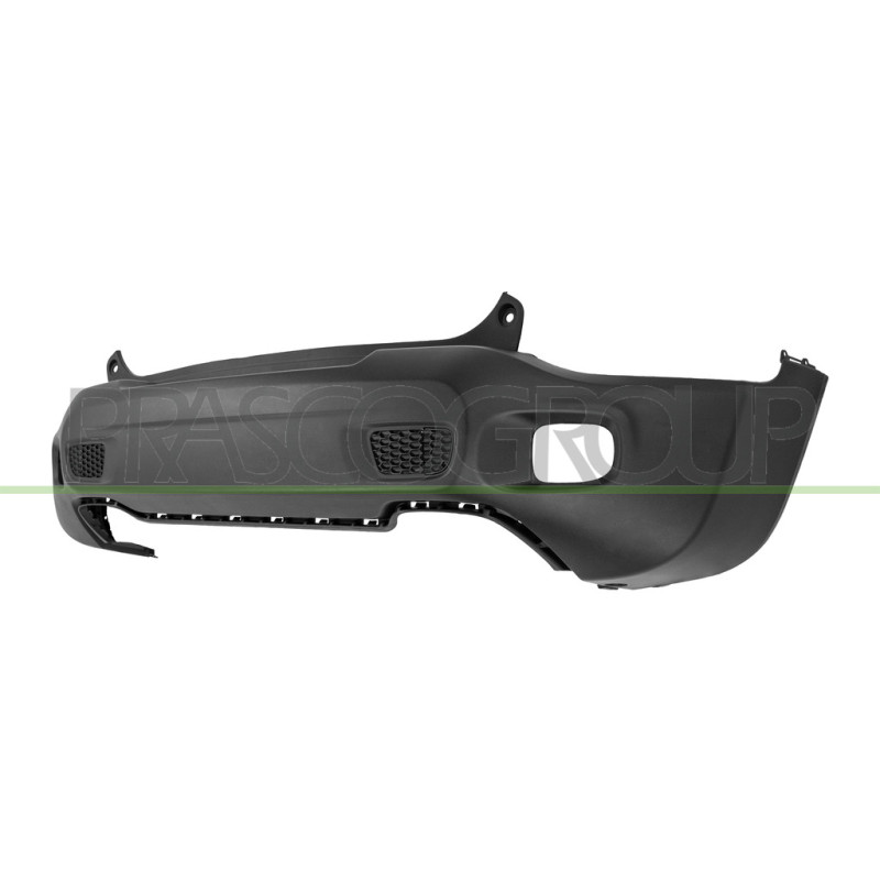 Pare-Chocs Arriere-Sans Spoiler-Noir-Structure'-avec Empreintes Capteurs Mod. Tr