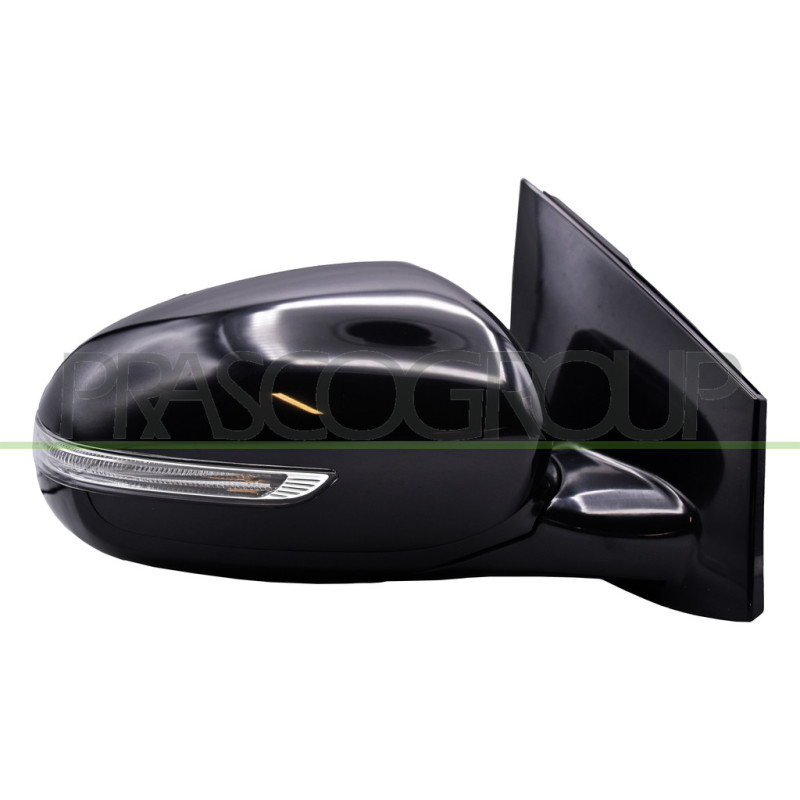 Retroviseur Droit Electrique-Noir-Chauffant-Avec Feu Repetiteur-Rabattable-Conve