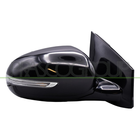 Retroviseur Droit Electrique-Noir-Chauffant-Avec Feu Repetiteur-Rabattable-Conve